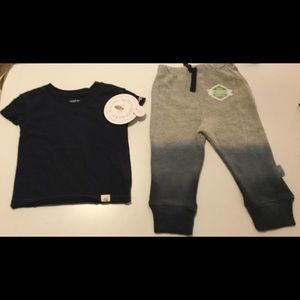 NWT Burts Bee's ORGANIC baby outfit.